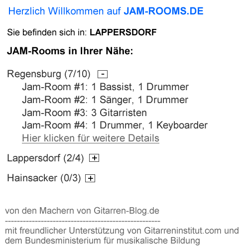 jam rooms
